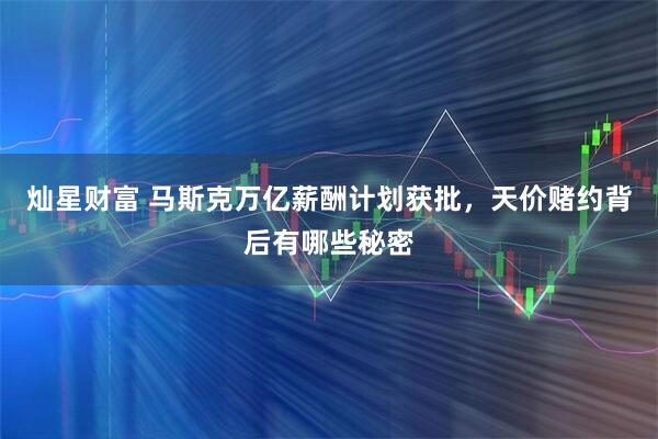 灿星财富 马斯克万亿薪酬计划获批，天价赌约背后有哪些秘密