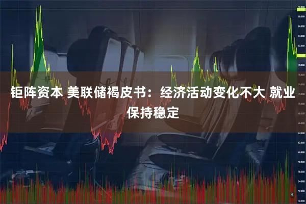 钜阵资本 美联储褐皮书：经济活动变化不大 就业保持稳定