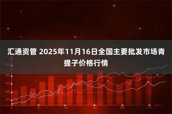 汇通资管 2025年11月16日全国主要批发市场青提子价格行情