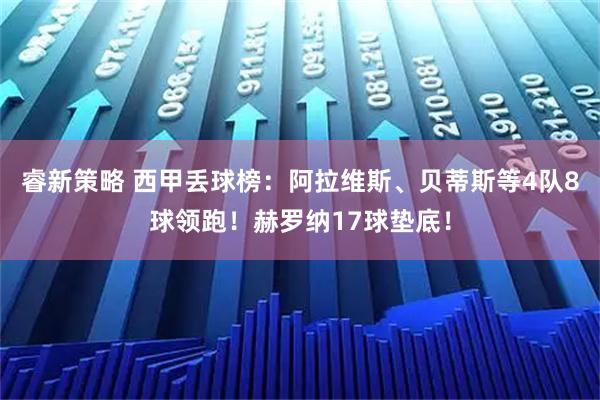 睿新策略 西甲丢球榜：阿拉维斯、贝蒂斯等4队8球领跑！赫罗纳17球垫底！